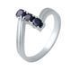 Срібна каблучка з натуральним сапфіром 0.685ct, вага виробу 3,64 гр (2006152) 18 розмір 2006152 фото 1