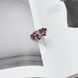 Срібна каблучка з натуральним рубіном 4.609ct, вага виробу 4,67 гр (2159544) 18 розмір 2159544 фото 3
