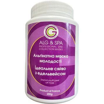 Альгинатная маска молодости Идеальное сияние с эдельвейсом Eternal Youth Peel off Mask ALG & SPA, 200г ALG032-200 фото