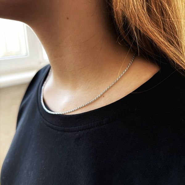 Серебряная цепочка с без камней, вес изделия 5,01 гр (2172154) 500 размер 2172154 фото