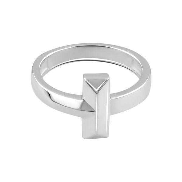 Серебряное кольцо с без камней, вес изделия 3,55 гр (2080091) 16.5 размер 2080091 фото