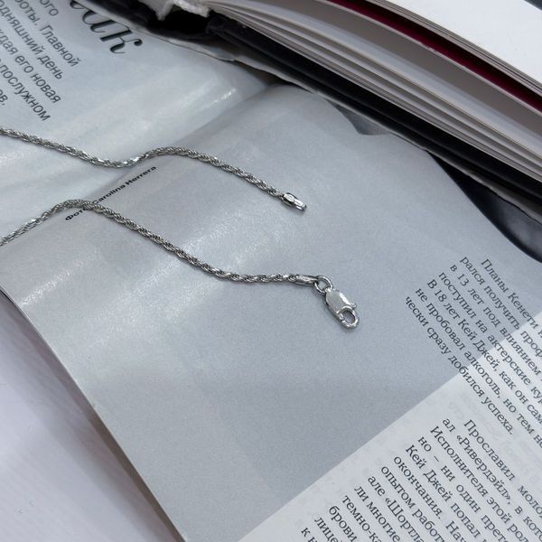 Серебряная цепочка с без камней, вес изделия 5,01 гр (2172154) 500 размер 2172154 фото
