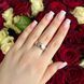 Срібна каблучка з топазом Лондон Блю 0.4ct, вага виробу 5,31 гр (2140818) 17 розмір 2140818 фото 4