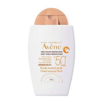 Авен Солнцезащитный минеральный тональный флюид Avene Eau Thermale Tinted Mineral Fluid SPF 50+ 40 мл 1351027956 фото