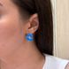 Серебряные серьги с опалом 5.04ct, фианитами (2170082) 2170082 фото 8