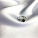 Срібна каблучка з натуральним сапфіром 1.615ct, вага виробу 2,7 гр (2063148) 17 розмір 2063148 фото 2