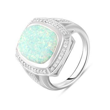 Серебряное кольцо с опалом 4.292ct, вес изделия 7,54 гр (2106838) 18.5 размер 2106838 фото