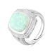 Срібна каблучка з опалом 4.292ct, вага виробу 7,54 гр (2106838) 18.5 розмір 2106838 фото 1