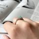 Срібна каблучка з натуральним смарагдом 1.45ct, вага виробу 2,74 гр (2150947) 17 розмір 2150947 фото 6