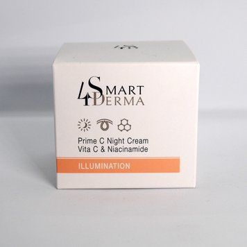Smart4Derma Illumination Prime C Night Cr&egrave;me Vita C&Niacinamide Суперантиоксидантный ночной крем 50 мл 851 фото