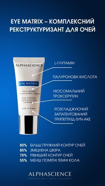 ALPHASCIENCE Eye Matrix Комплексный реструктуризант для глаз 15 мл ALPEYEM15 фото
