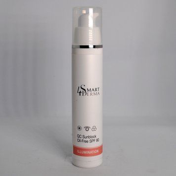 Smart4Derma Illumination QC Sunblock Oil-Free SPF 80 Антиоксидантный Ультра защитный крем SPF 80, 50мл 850 фото