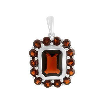 Серебряная подвеска с гранатом 4.575ct (2181392) 2181392 фото