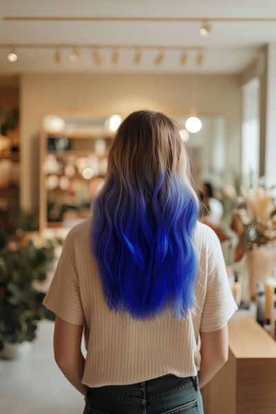 Manic Panic Amplified Rockabilly Blue Напівперманентний прямий, 100% веганський фарбник яскраво синього відтінку, 118мл 612600710397 фото
