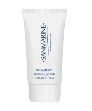 SanMarine Гель-маска антиоксидантна з гіалуроновою кислотою Ultramarine Antioxidant Gel Mask 50 мл UL07 фото
