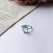 Срібна каблучка з натуральним топазом 4.875ct, вага виробу 2,91 гр (2049425) 18 розмір 2049425 фото 7